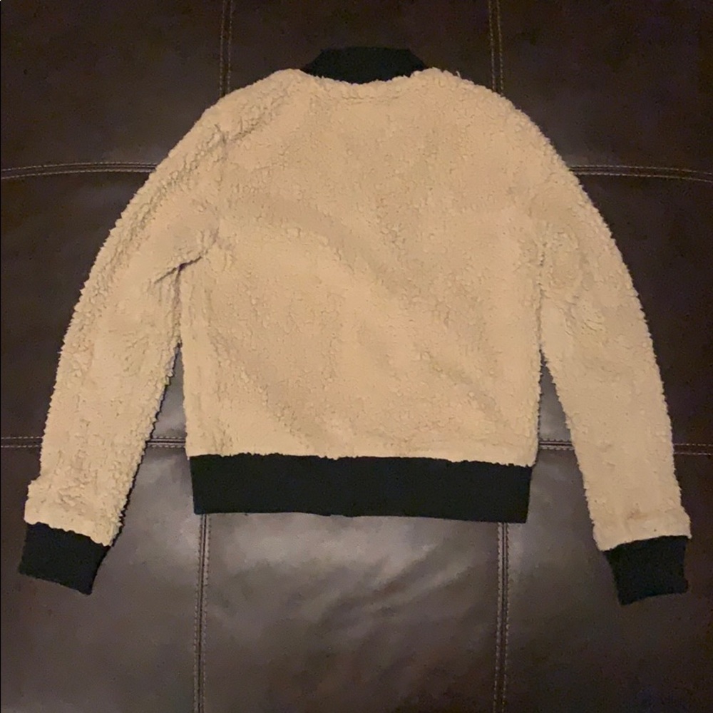 Anthropologie Marrakech Sherpa bomber jacket XS - Picture 2 of 8